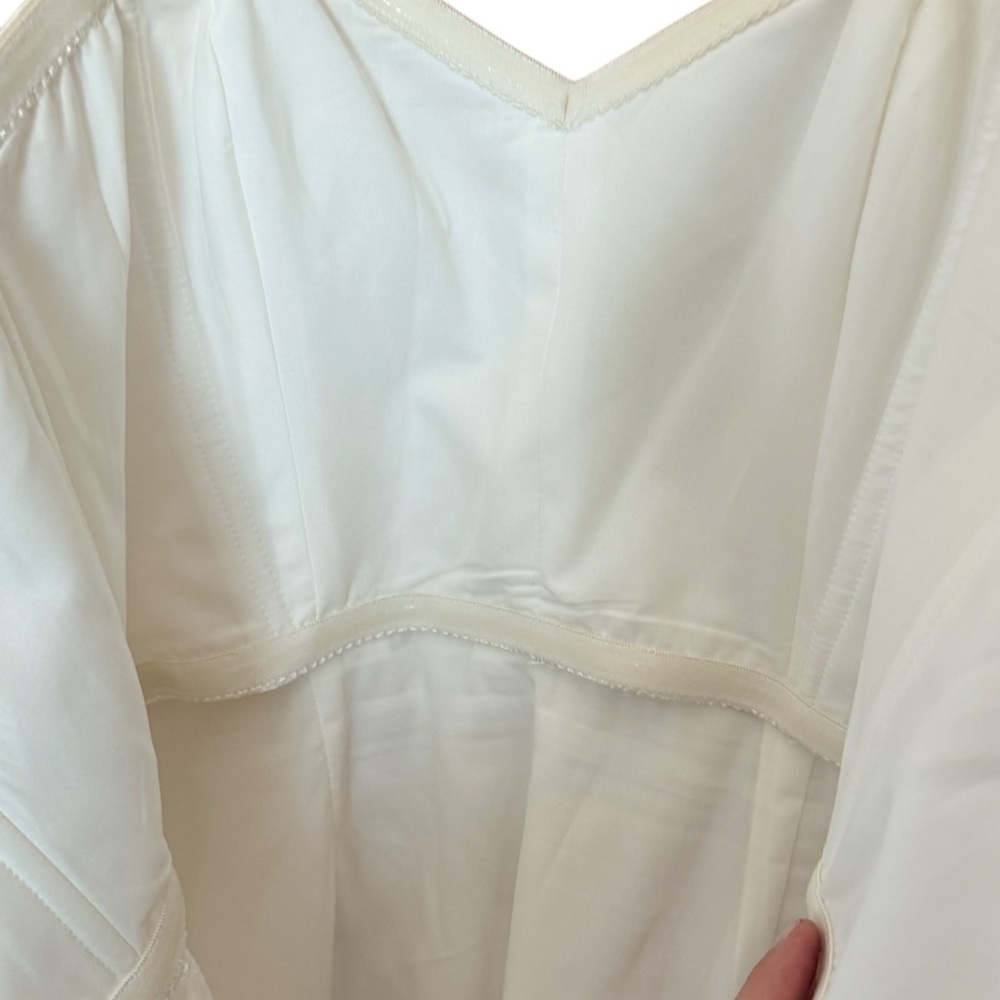 BCBGMaxAzria Strapless White Layered Dress - Picture 9 of 10